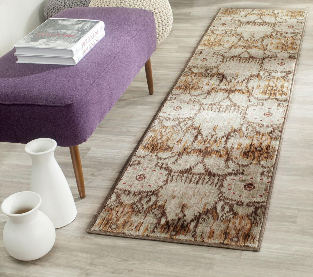 Safavieh Infinity INF553F Green/Brown Area Rug  Feature