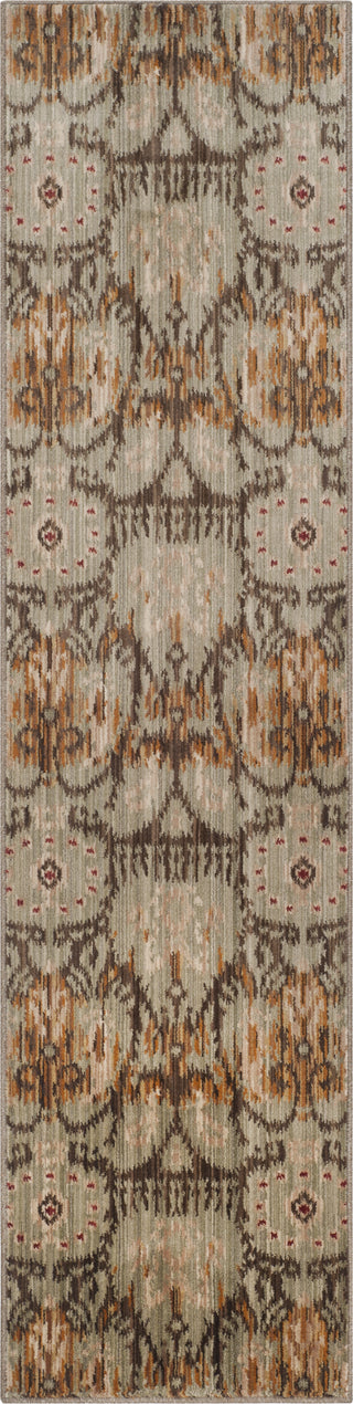 Safavieh Infinity INF553F Green/Brown Area Rug 