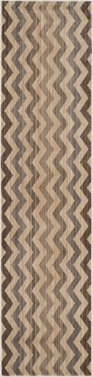 Safavieh Infinity INF591C Yellow/Brown Area Rug 