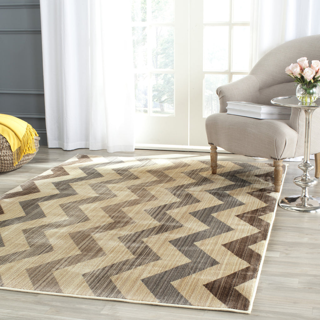Safavieh Infinity INF591C Yellow/Brown Area Rug  Feature