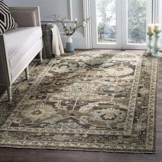 Safavieh Izmir IZM175 Charcoal/Stone Area Rug Room Scene Feature