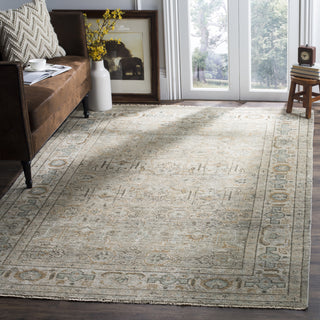 Safavieh Izmir IZM188 Linen/Dusty Teal Area Rug Room Scene Feature