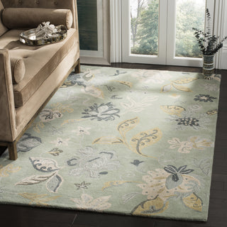 Safavieh Jardin Jar451 Light Green/Multi Area Rug Room Scene Feature