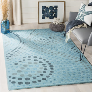 Safavieh Jardin Jar453 Blue/Grey Area Rug Room Scene Feature