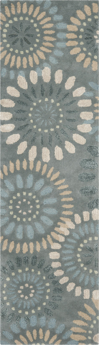 Safavieh Jardin Jar455 Grey/Blue Area Rug Runner