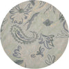 Safavieh Jardin Jar463 Grey/Dark Grey Area Rug Round