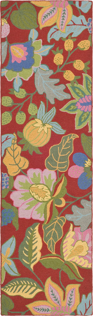 Safavieh Jardin Jar951 Red/Multi Area Rug Runner