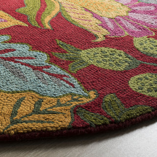 Safavieh Jardin Jar951 Red/Multi Area Rug Detail