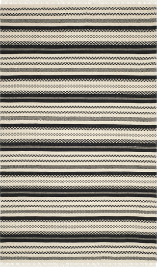 Safavieh Kilim KLM101 Ivory/Black Area Rug 5' X 8'