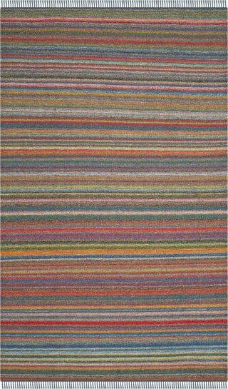 Safavieh Kilim KLM108 Blue/Orange Area Rug 5' X 8'