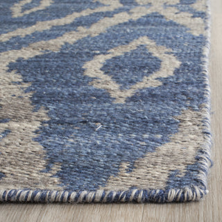 Safavieh Kilim KLM215 Blue/Grey Area Rug Detail