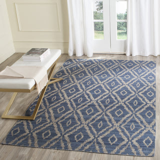 Safavieh Kilim KLM215 Blue/Grey Area Rug Room Scene