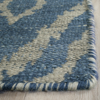 Safavieh Kilim KLM215 Blue/Grey Area Rug Detail