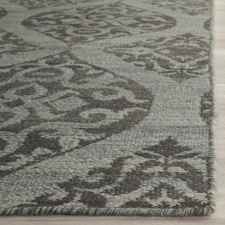 Safavieh Kilim KLM224 Grey/Dark Grey Area Rug Detail