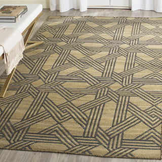 Safavieh Kilim KLM251 Olive/Grey Area Rug Room Scene