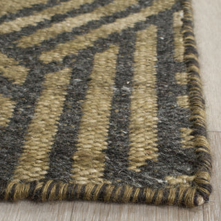 Safavieh Kilim KLM251 Olive/Grey Area Rug Detail