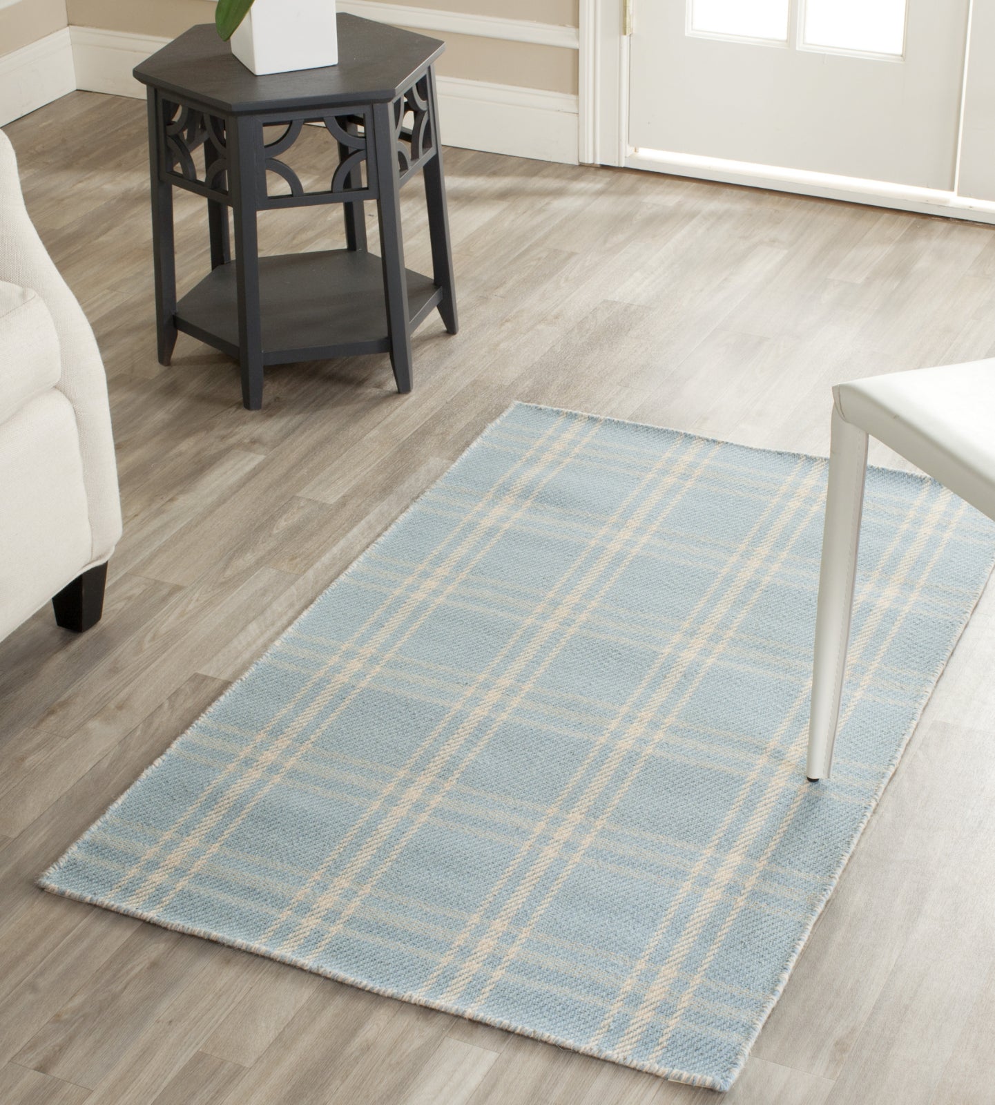 Safavieh Kilim KLM420 Light Blue/Yellow Area Rug – Incredible Rugs and ...