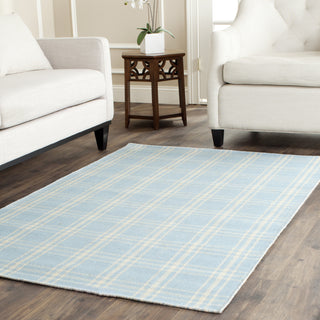 Safavieh Kilim KLM420 Light Blue/Yellow Area Rug Room Scene