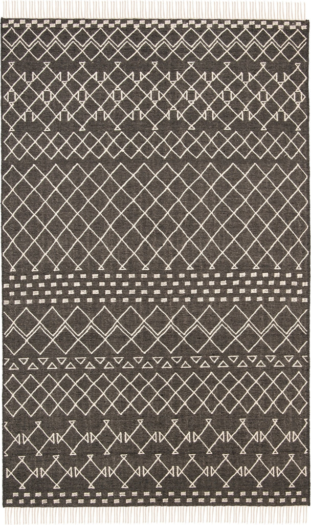 Safavieh Kilim KLM522 Charcoal/Ivory Area Rug main image