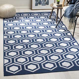 Safavieh Kilim KLM629 Navy Area Rug Room Scene