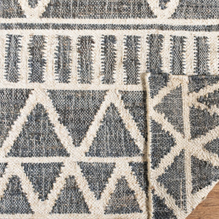 Safavieh Kilim KLM752 Charcoal/Natural Area Rug Backing