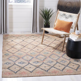 Safavieh Kilim KLM753 Natural/Blue Area Rug Room Scene