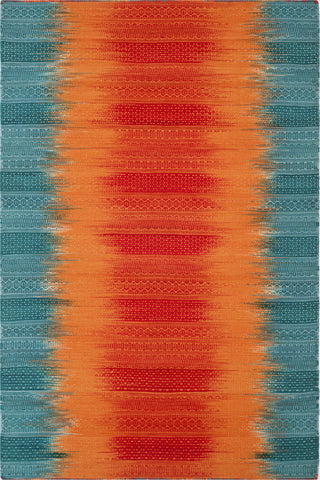 Safavieh Kilim KLM821 Teal/Red Area Rug main image