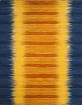 Safavieh Kilim KLM821 Dark Blue/Yellow Area Rug 8' X 10'