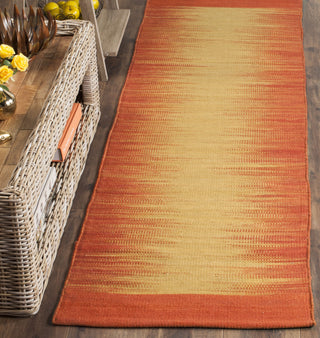 Safavieh Kilim KLM947 Rust Area Rug Room Scene