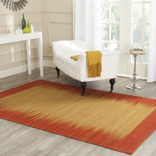 Safavieh Kilim KLM947 Rust Area Rug Room Scene