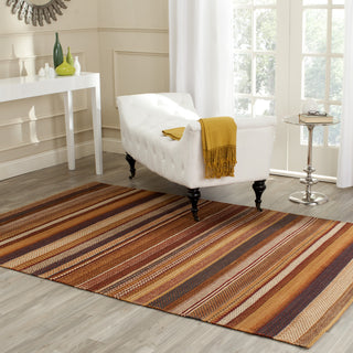 Safavieh Kilim KLM951 Rust Area Rug Room Scene