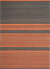 Safavieh Kilim KLM952 Dark Grey/Orange Area Rug 5' X 8'