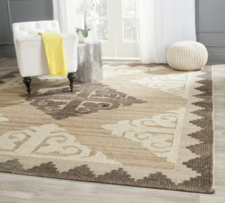 Safavieh Kenya KNY312 Brown/Charcoal Area Rug Room Scene