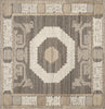 Safavieh Kenya KNY313 Ivory/Brown Area Rug 7' Square