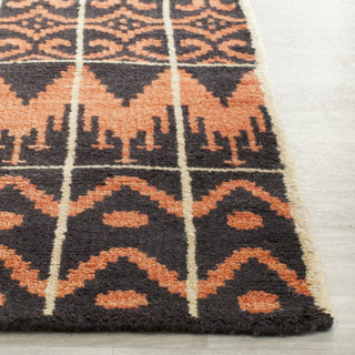 Safavieh Kenya KNY609 Orange/Black Area Rug Detail