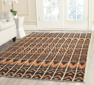 Safavieh Kenya KNY609 Orange/Black Area Rug Room Scene