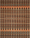 Safavieh Kenya KNY609 Orange/Black Area Rug 8' X 10'