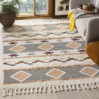 Safavieh Kenya KNY904 Ivory/Black-orange Area Rug Room Scene