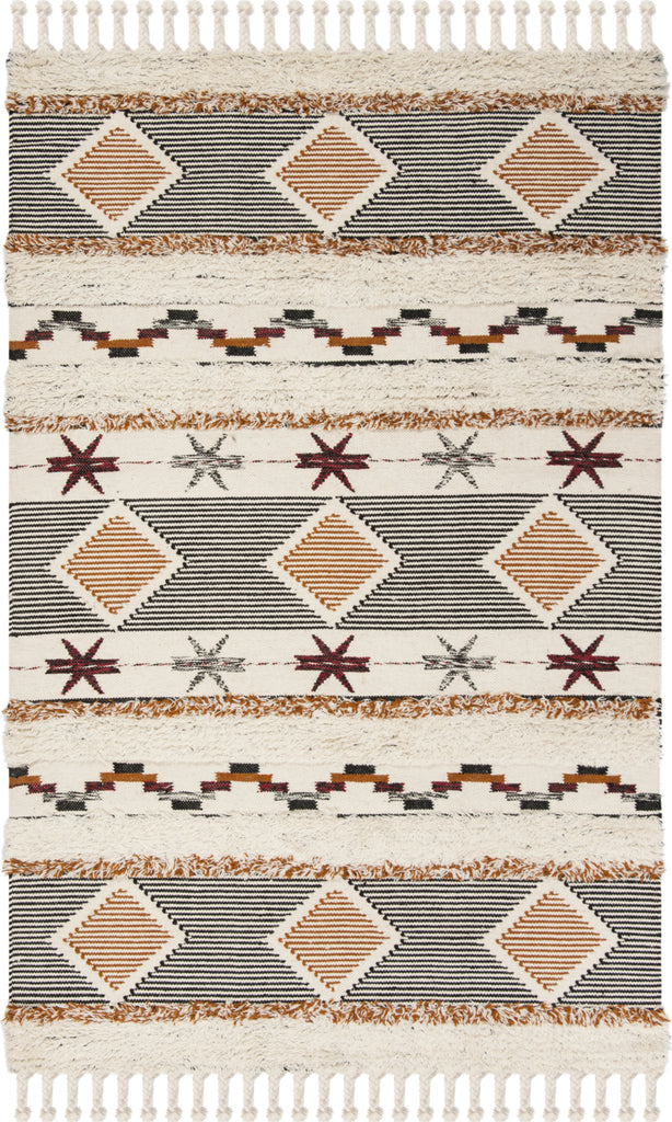 Safavieh Kenya KNY904 Ivory/Black-orange Area Rug main image