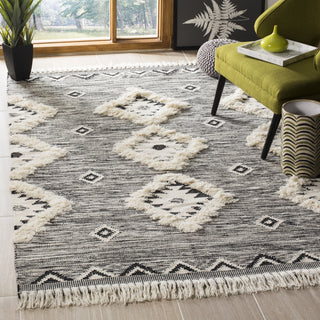 Safavieh Kenya KNY906 Black/Ivory Area Rug Room Scene