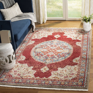 Safavieh Kashan KSN302F Red/Blue Area Rug  Feature