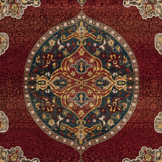 Safavieh Kashan KSN302F Red/Blue Area Rug 