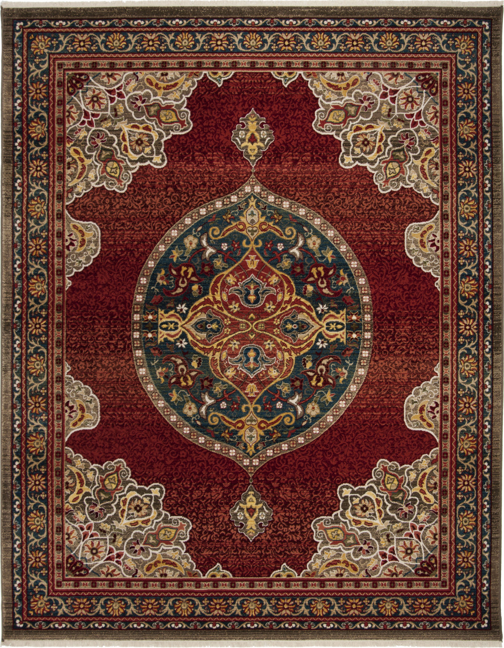 Safavieh Kashan KSN302F Red/Blue Area Rug – Incredible Rugs and Decor