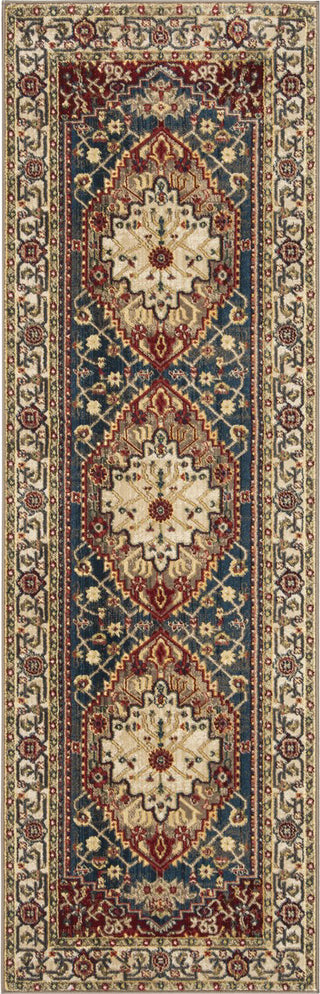 Safavieh Kashan KSN306A Ivory/Blue Area Rug Runner Image