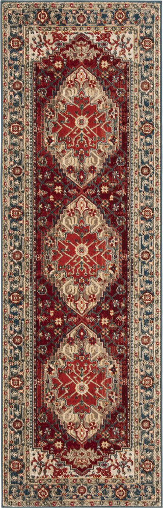 Safavieh Kashan KSN306M Blue/Red Area Rug Runner Image