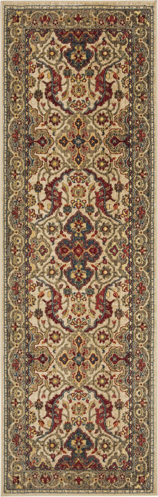 Safavieh Kashan KSN307A Ivory/Taupe Area Rug Runner Image