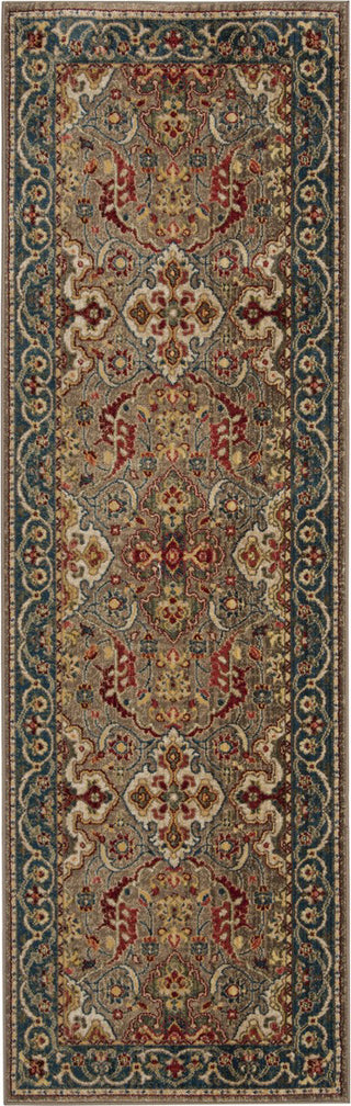 Safavieh Kashan KSN307E Taupe/Blue Area Rug Runner Image