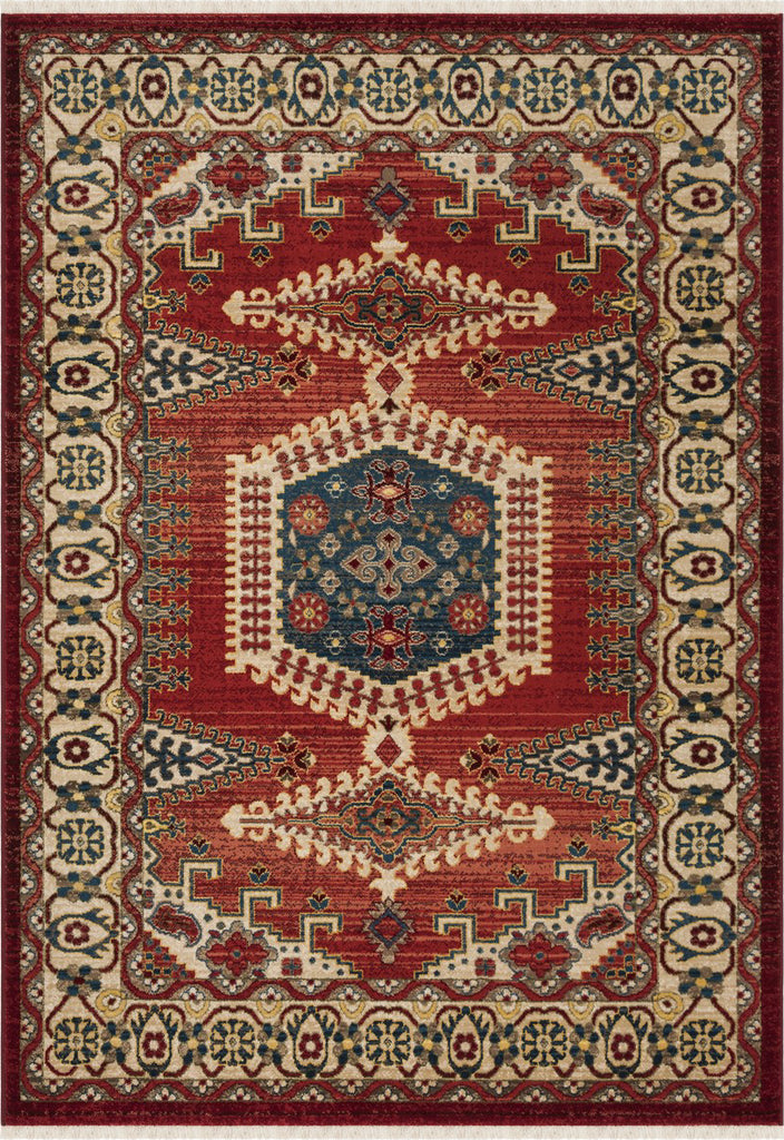 Safavieh Kashan KSN308Q Red/Ivory Area Rug main image