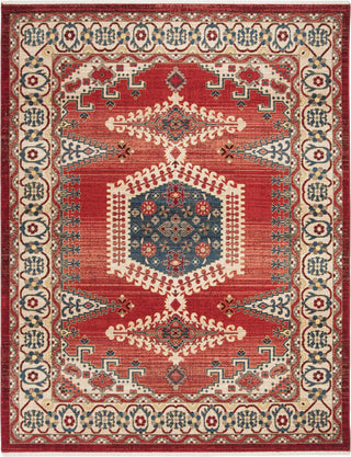 Safavieh Kashan KSN308Q Red/Ivory Area Rug Main Image