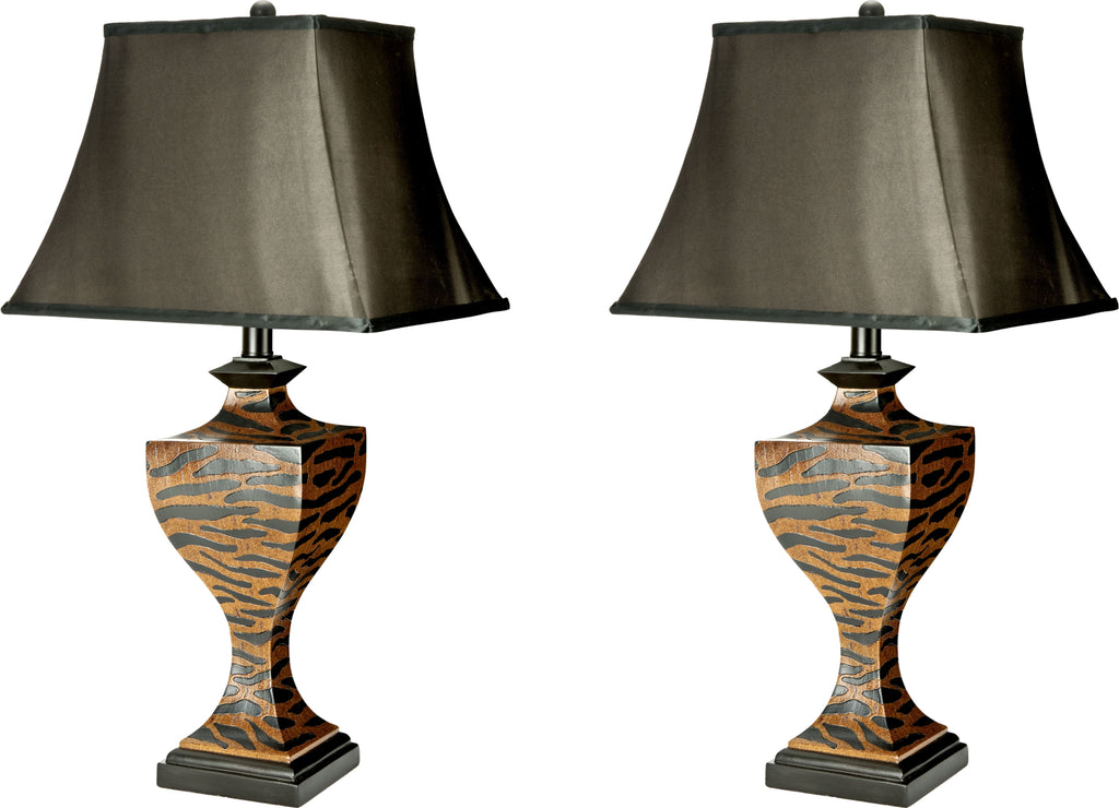 Safavieh Sahara 3125-Inch H Safari Lamp Brown/Black Mirror main image